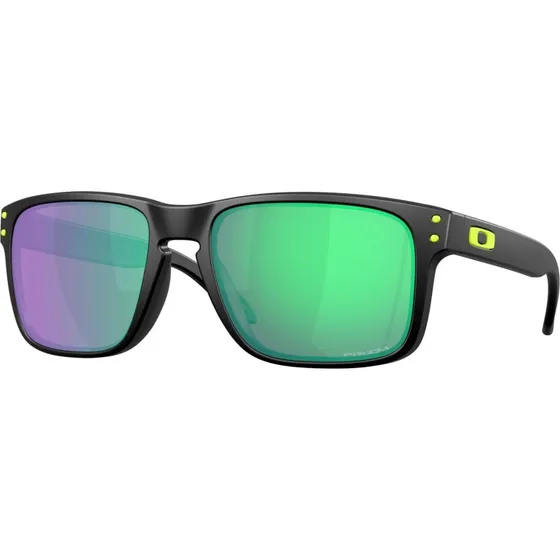 Oakley Holbrook OO9102 Noir Mat - Verres Prizm Road Jade