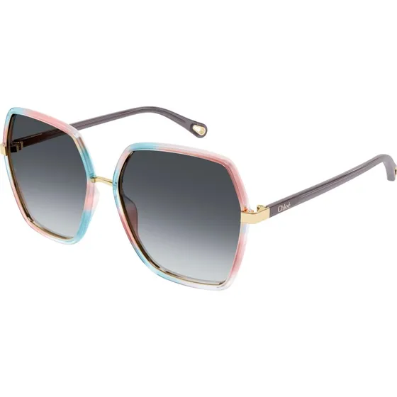 Chloé Lunettes de soleil CH0262S Carré Marron Clair