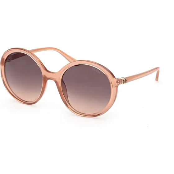 Guess GU00281 Lunettes de soleil rondes Orange Fumée pour Femme