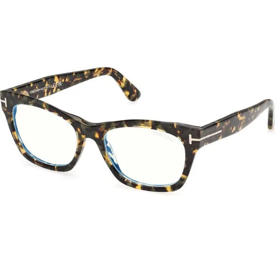Tom Ford FT6173-B Lunettes de vue Carrées en Acétate - Havana