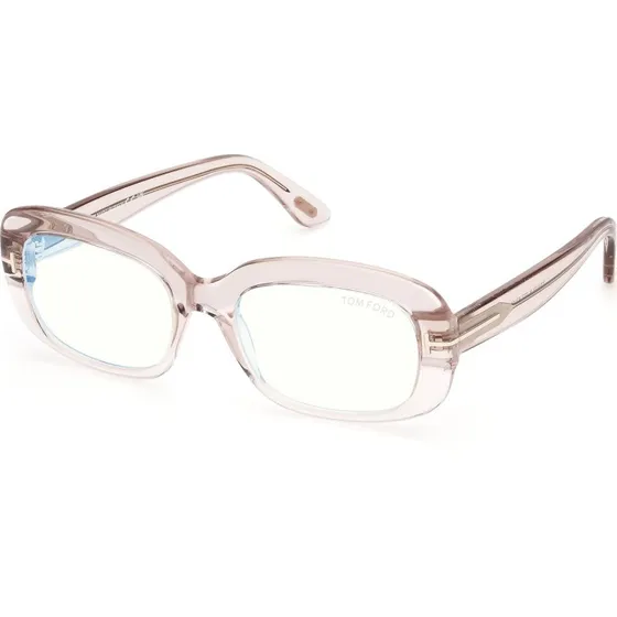 Tom Ford FT6174-B Blue Block Lunettes de Vue Roses Rectangulaires