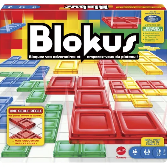 Mattel Blokus - Jeu de société pour 2 à 4 joueurs