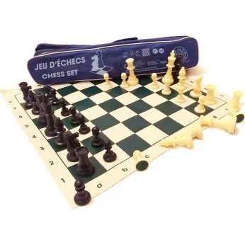 Echecs Club 50 cm - Noir et Blanc