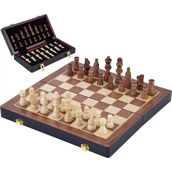 Ludus Coffret checs en Bois Massif 30 cm