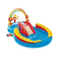 Intex Piscine Gonflable Rainbow Ring Play Center 297x193x135cm