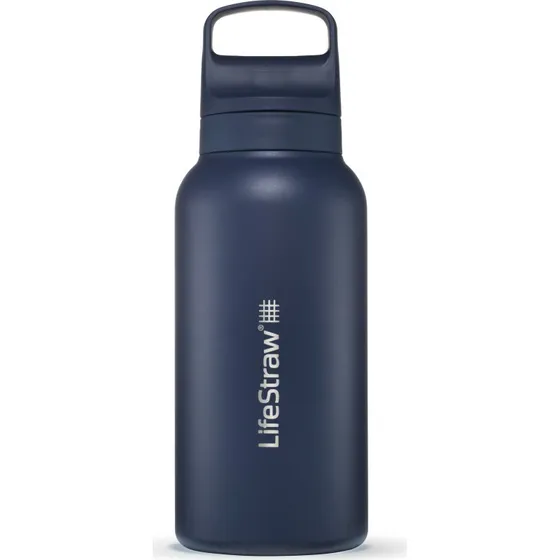 LifeStraw Go Steel 1L Orange Kyoto