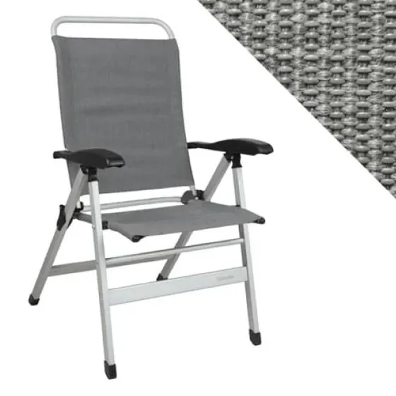 Baya Sun Fauteuil Camping Alu Confort Gris