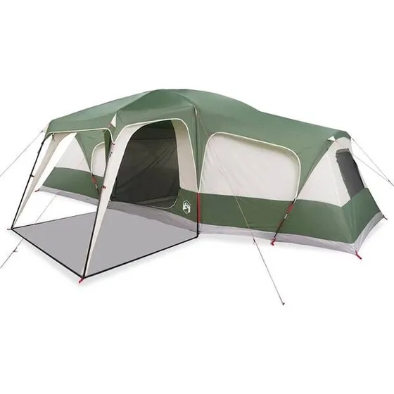 vidaXL Tente familiale 9 pers. vert impermable