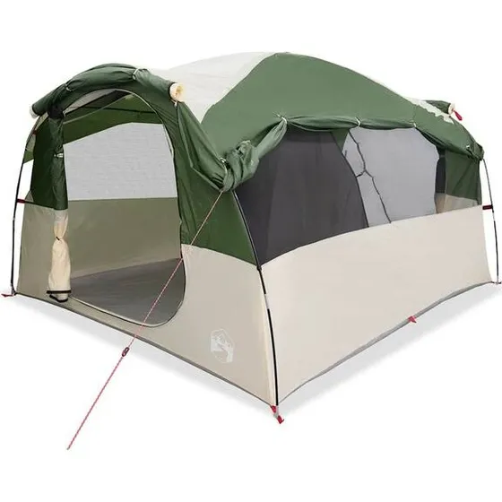 vidaXL Tente Tunnel 6 Personnes Vert Impermable