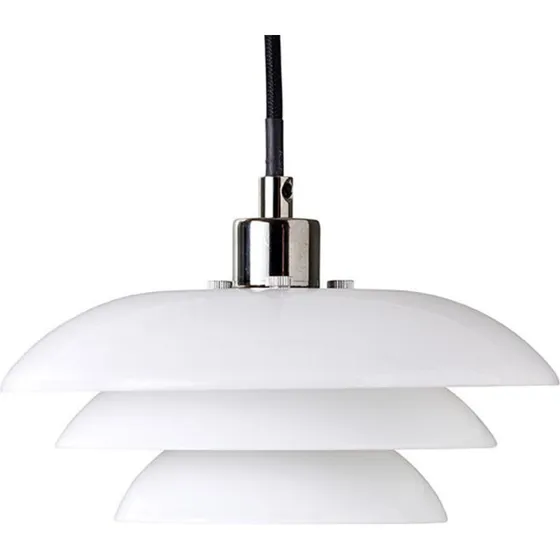 Dyberg Larsen DL20 Suspension Verre Opale et Chrome