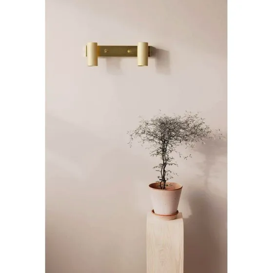 Globen Lighting Hubble 2 Applique Murale en Laiton Brossé