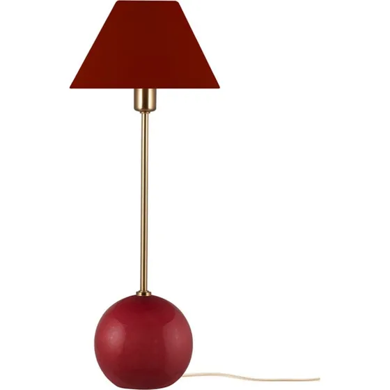 Globen Lighting Iris 20 Lampe de Table Burgundy