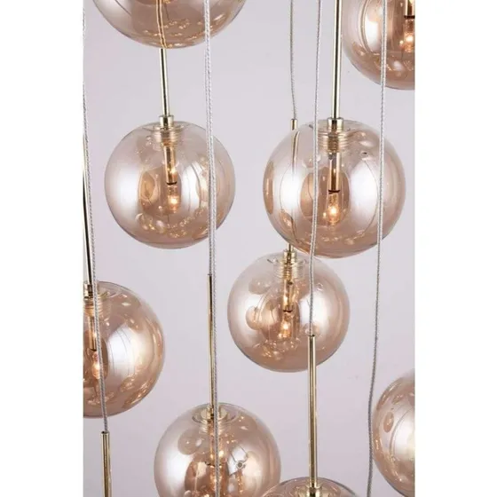 Globen Lighting Skyfall Suspension Ambre