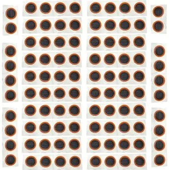 Velox Rustines 15 mm (100 pices) - Noir/Argent