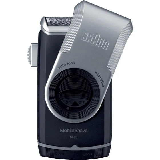 Braun MobileShave PocketGo M90 Bleu Argent