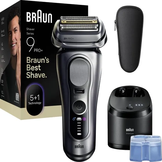 Braun Series 9 Pro+ 9667CC Clean&Charge Argent