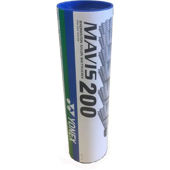 YONEX Mavis 200 Volants Plastiques - 6 Pices Blanc