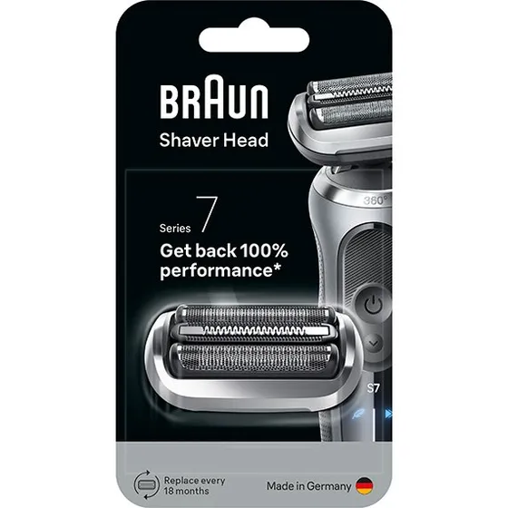 Braun Tête de Rasoir 74S Argent pour Série 7