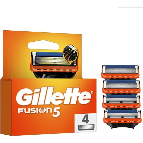 Gillette Fusion 5 - Lames de Rasage 4 Pièces