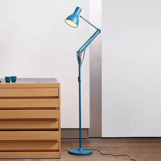 Anglepoise Type 75 Lampadaire Margaret Howell Saxon Blue