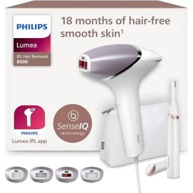Philips Lumea IPL Series 8000 BRI949/00 Blanc et Rose