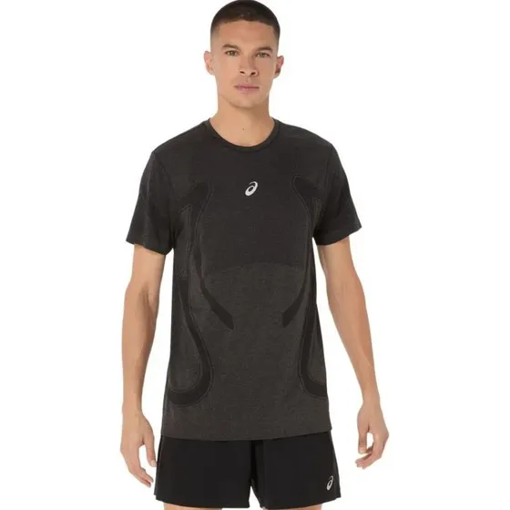 ASICS T-shirt de running Road Seamless noir - XL