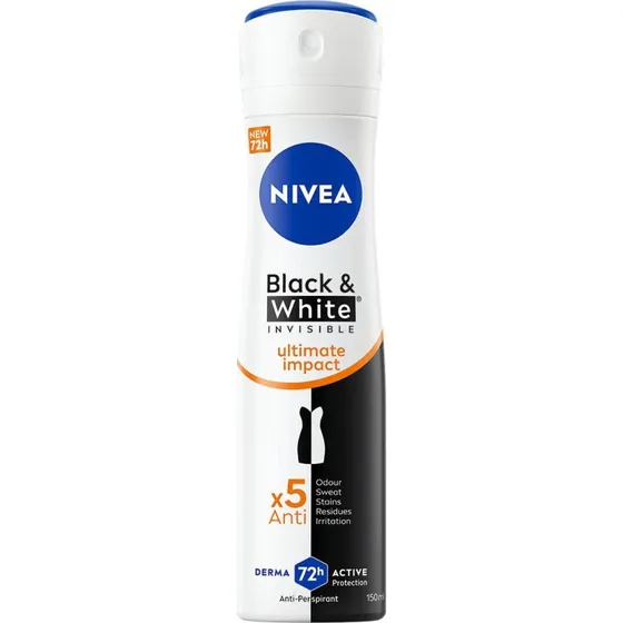 Nivea Black & White Invisible Ultimate Impact Spray 150ml