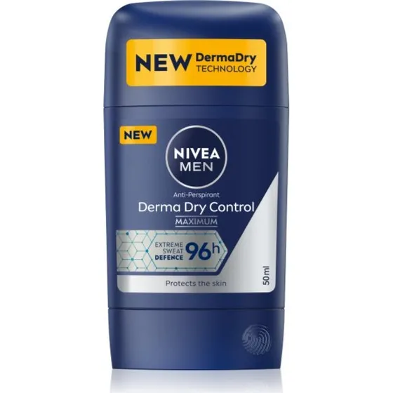 NIVEA MEN Derma Dry Control Stick Anti-Transpirant 50 ml