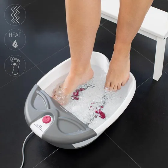 Medisana FS 300 - Bain de pieds blanc avec vibration et bulles