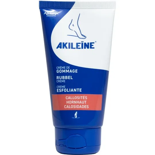 Akileïne Crème de gommage pieds très secs 75 mL
