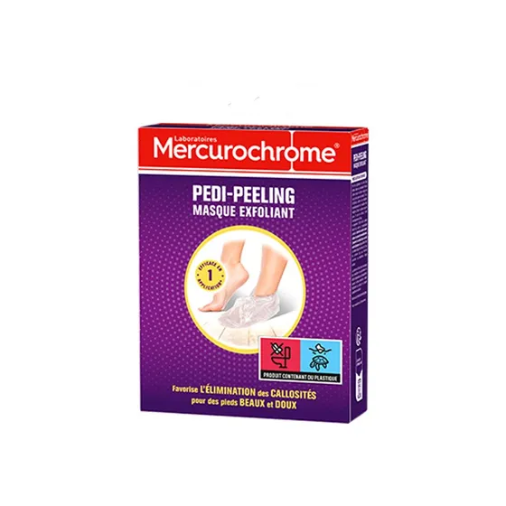 Mercurochrome Masque Exfoliant Pied 1 Paire