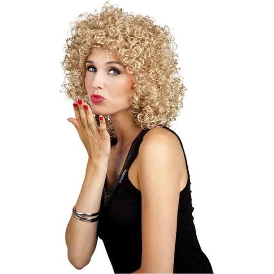 Boland - Perruque Club Blonde Boucle Taille Unique