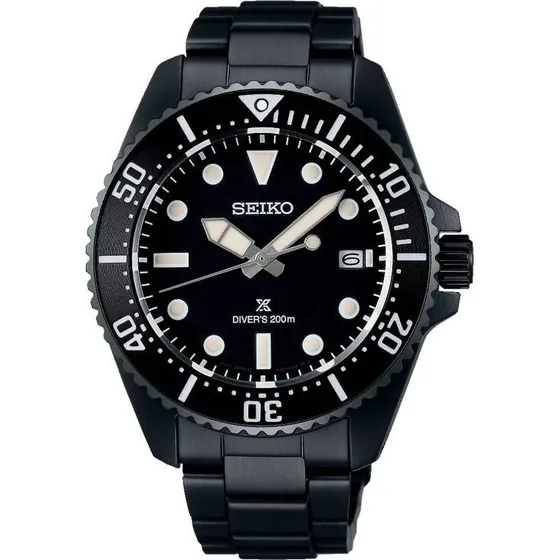 Seiko Prospex SNE599P1 Montre Homme Acier Noir 41 mm