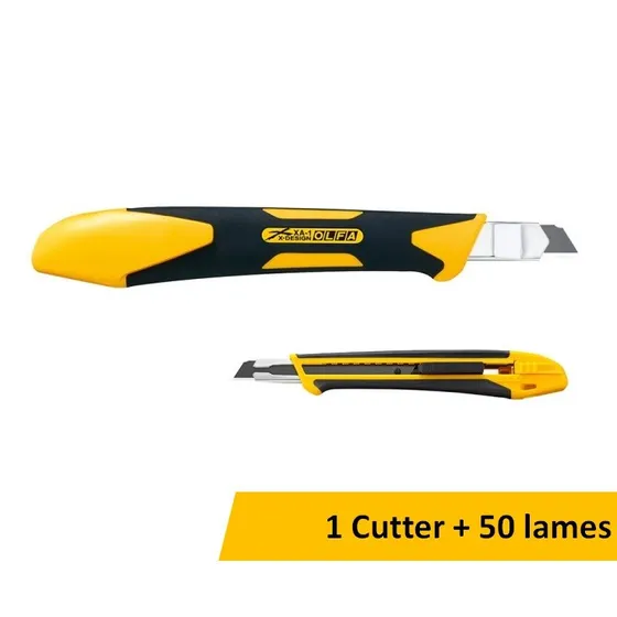 OLFA XA-1 Cutter 9 mm poigne renforce fibre de verre