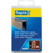 Rapid Agrafes 90/25mm Galvanises - 3000 pices