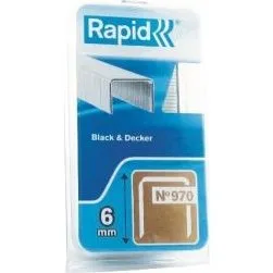 RAPID Agrafes n970 6 mm galvanises
