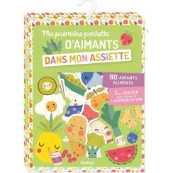 Auzou Ma Pochette d'Aimants Dans Mon Assiette