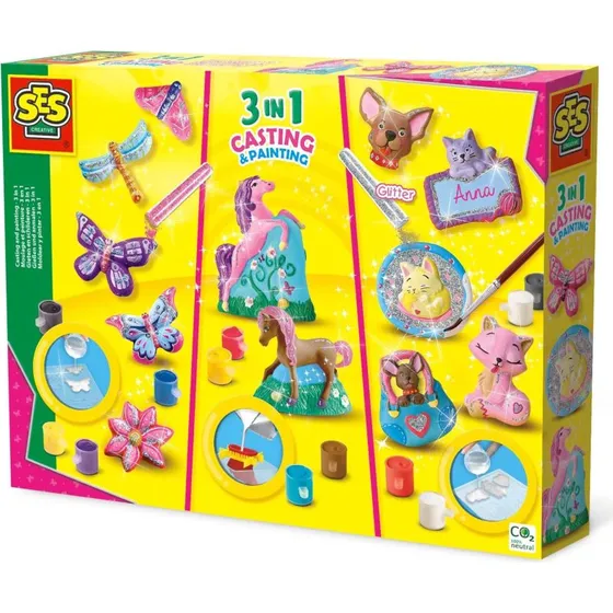 SES CREATIVE Moulage et Peinture 3 en 1