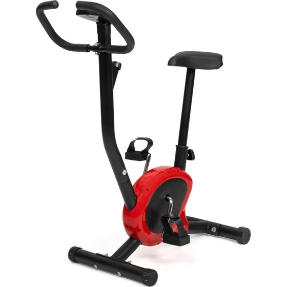 Brand Vélo d'appartement à résistance réglable, selle ajustable, écran LCD