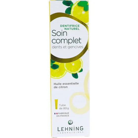 Lehning Dentifrice Naturel Soin Complet 80g