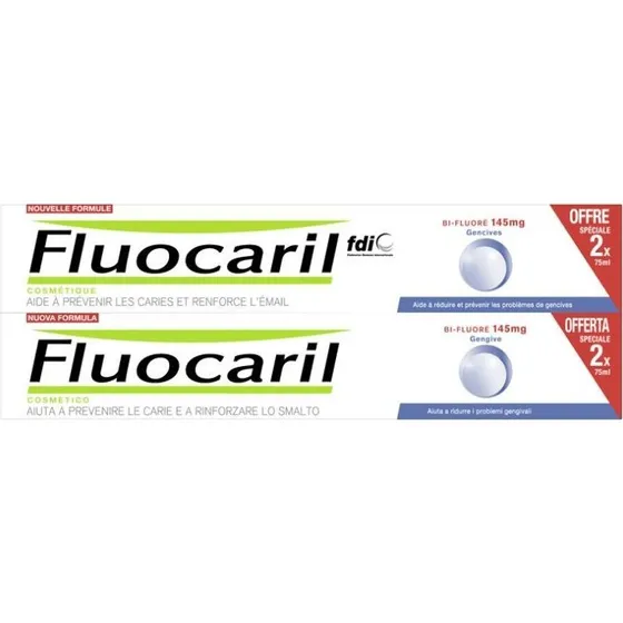 Fluocaril Dentifrice Bi-Fluoré 145 mg Gencives 75 ml