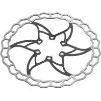 Elvedes LX18 Disque Frein 180mm Acier Inoxydable 6-Trous Argent