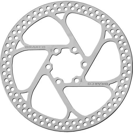 Brakco Disko 160mm Disque de Frein 6 Trous Acier Inoxydable