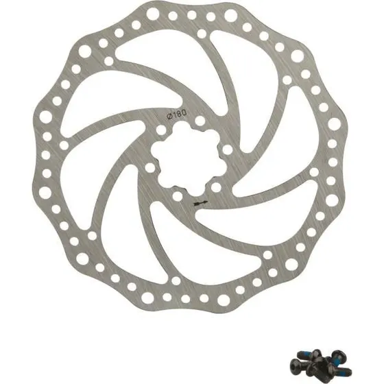 Zoom Disque de Frein 180mm 6-Trous Argent