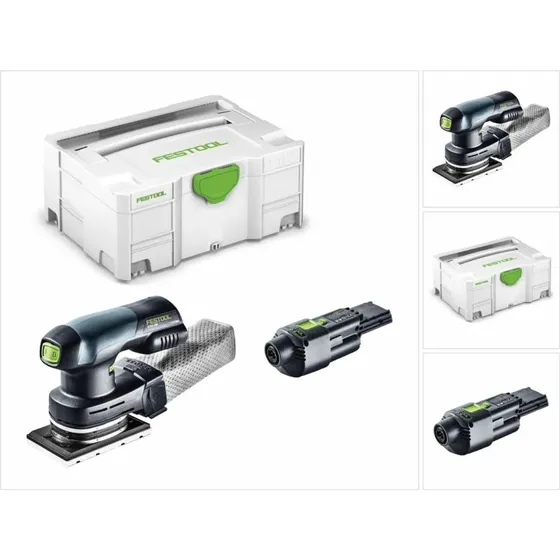 Festool RTSC 400 18V Ponceuse vibrante hybride avec Systainer