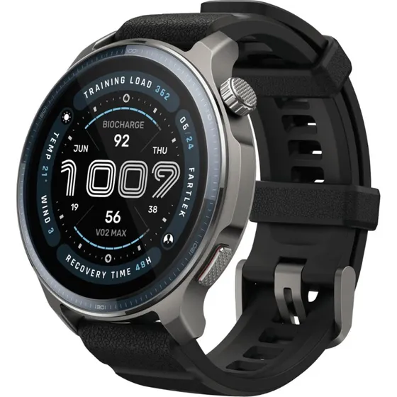 Amazfit Balance 2 Montre Sport Écran AMOLED 47 mm Noir