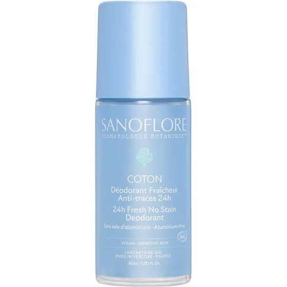 Sanoflore Déodorant Coton 24H Bio Roll-On 50ml