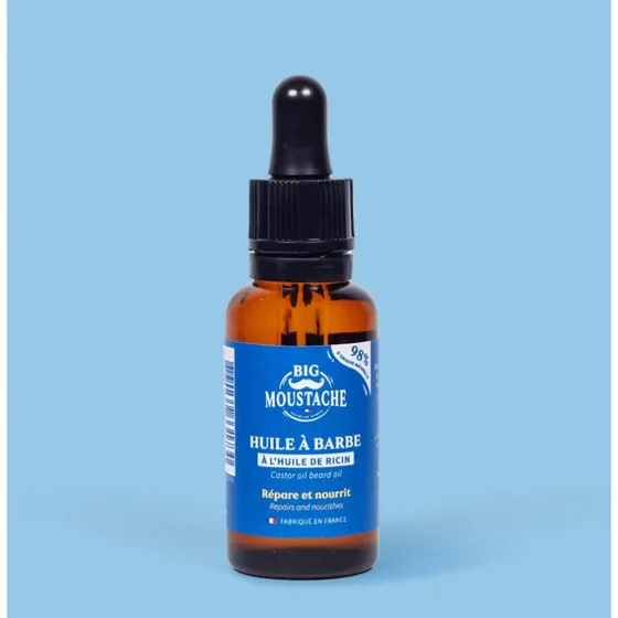 Big Moustache Huile à Barbe 30ml Naturelle