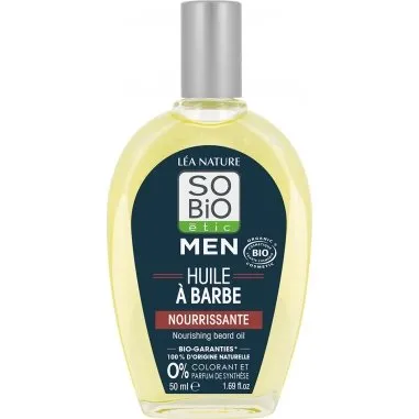 Léa Nature SO BIO étic Men Huile à Barbe Nourrissante Bio 50 ml