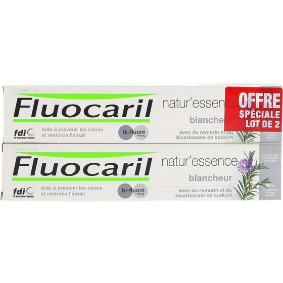 Fluocaril Natur'Essence Blancheur 2x75ml